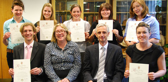 The new RCVS registrants from the Nottingham veterinary school