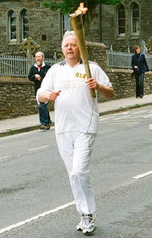 Orkney Island veterinary surgeon and Olympic torchbearer Willie Stewart MRCVS