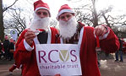 RCVS staff at the DoitforCharity Santa Run