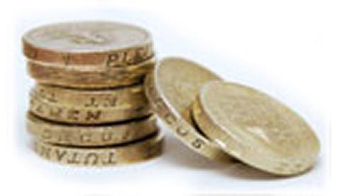 Pound coins 