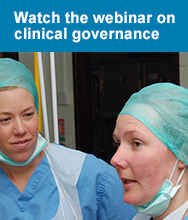 Clinical governance webinar